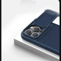 Nillkin Textured S Case etui iPhone 14 Pro pancerny pokrowiec z osłoną na aparat zielony