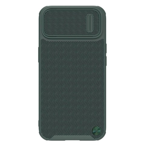 Nillkin Textured S Case etui iPhone 14 pancerny pokrowiec z osłoną na aparat zielony