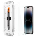 Szkło hartowane Spigen Glas.tR EZ Fit na iPhone 14 Pro Max - 2 szt.