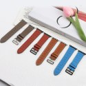 Strap Leather skórzany pasek Apple Watch SE, 9, 8, 7, 6, 5, 4, 3, 2, 1 (41, 40, 38 mm) opaska bransoleta ciemnobrązowy