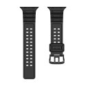 Strap Triple Protection pasek Apple Watch SE, 9, 8, 7, 6, 5, 4, 3, 2, 1 (41, 40, 38 mm) opaska bransoleta czarny