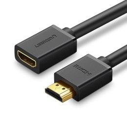 Kabel Ugreen HD107 10141 HDMI (męski) - HDMI (żeński) 4K 1m - czarny