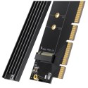 Karta rozszerzeń Ugreen CM465 PCIe 4.0 x4 do M.2 NVMe M-Key - czarna