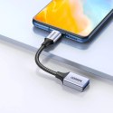 Ugreen kabel adapter przejściówka OTG USB-C (męski) - USB-A (żeński) 5Gb/s 0.15m czarny (US378)