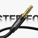 Ugreen kabel audio AUX wtyczka prosta minijack 3,5 mm 2m niebieski (AV112)