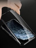 Wozinsky Magnetic Cam Slider Case magnetyczne etui 360 na cały telefon szkło na ekran osłona na aparat Huawei P40 Lite 5G czarny