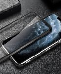 Wozinsky Magnetic Cam Slider Case magnetyczne etui 360 na cały telefon szkło na ekran osłona na aparat Huawei P40 Lite 5G czarny