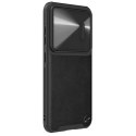 Nillkin CamShield Leather S Case etui Samsung Galaxy S23+ pokrowiec z osłoną na aparat czarne