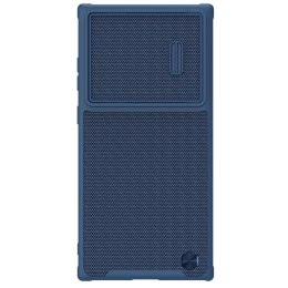 Nillkin Textured S Case etui Samsung Galaxy S23 Ultra pancerny pokrowiec z osłoną na aparat niebieskie