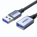 Ugreen kabel przedłużacz adapter USB (męski) - USB (żeński) 3.0 5Gb/s 0.5m szary (US115)