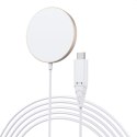 Choetech bezprzewodowa ładowarka magnetyczna 15W MagSafe do iPhone 12/13/14 złota (T518-F-GO)