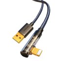 Kabel Joyroom Gaming Cable S-UL012A6 Lightning (kątowy) / USB-A (prosty) 2.4A 1.2 m - czarny