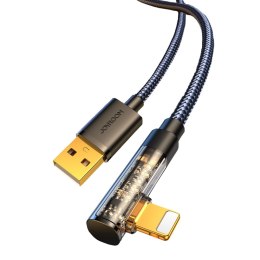 Kabel Joyroom Gaming Cable S-UL012A6 Lightning (kątowy) / USB-A (prosty) 2.4A 1.2 m - czarny