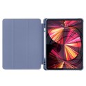 Stand Tablet Case etui iPad 10.9'' 2022 (10 gen.) pokrowiec z klapką smart cover niebieskie