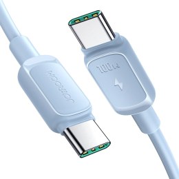 Kabel Joyroom Multi-Color Series A14 USB-C / USB-C 100W 1.2 m - niebieski