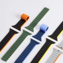 Magnetyczny pasek Apple Watch SE, 9, 8, 7, 6, 5, 4, 3, 2, 1 (41, 40, 38 mm) Dux Ducis Strap (LD Version) - czarno-żółty