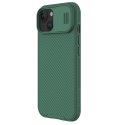 Pancerne etui Nillkin CamShield Pro Magnetic Case do iPhone 15 Plus z osłoną na aparat - zielone