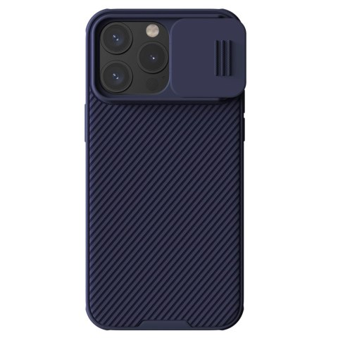 Pancerne etui Nillkin CamShield Pro Magnetic Case do iPhone 15 Pro Max z osłoną na aparat - fioletowe