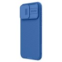 Pancerne etui Nillkin CamShield Pro Magnetic Case do iPhone 15 Pro Max z osłoną na aparat - niebieskie