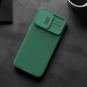 Pancerne etui Nillkin CamShield Pro Magnetic Case do iPhone 15 Pro Max z osłoną na aparat - niebieskie