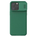 Pancerne etui Nillkin CamShield Pro Magnetic Case do iPhone 15 Pro Max z osłoną na aparat - zielone