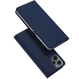 Etui z ekoskóry Dux Ducis Skin Pro do Xiaomi Redmi 12 / Redmi 12R - niebieskie