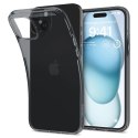 Etui Spigen Crystal Flex na iPhone 15 - szaro-przezroczyste