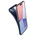 Etui Spigen Liquid Air na iPhone 15 Plus - niebieskie