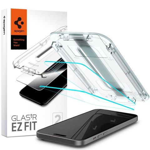 Spigen GLAS.TR EZ FIT 2-Pack - Toughened Glass for iPhone 15 2pcs