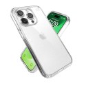 Speck Presidio Perfect-Clear - Case for iPhone 15 Pro (Transparent)