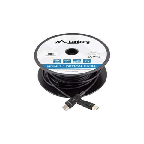 HDMI Cable Lanberg CA-HDMI-30FB-0500-BK 50 m