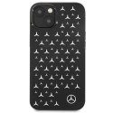 Etui Mercedes Silver Stars Pattern na iPhone 13 - czarne