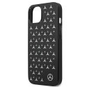 Etui Mercedes Silver Stars Pattern na iPhone 13 - czarne