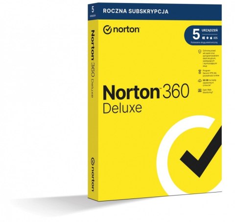 Norton 360 DELUX 50GB PL 1U 5Dvc 1Y 21408667