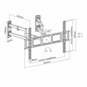 Uchwyt do TV LED/LCD 32-70" 45KG AR-85 regulca pion/poziom Narożny 622mm