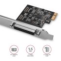 PCEA-P1N Kontroler PCIe 1x port równoległy LPT, w zestawie SP & LP