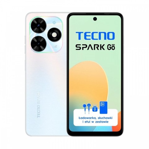 Smartfon Spark GO 2024 BG6 64+4 Mystery White