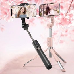 Selfie stick Spigen S540W Bluetooth z tripodem - czarny