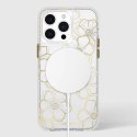 Case-Mate Floral Gems MagSafe - iPhone 15 Pro Max Case (Gold)