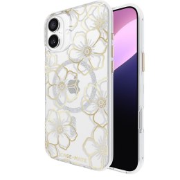 Case-Mate Floral Gems MagSafe - Case for iPhone 16 Plus (Gold)