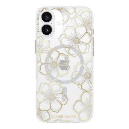 Case-Mate Floral Gems MagSafe - Case for iPhone 16 Plus (Gold)