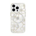 Case-Mate Floral Gems MagSafe - Case for iPhone 16 Pro (Gold)