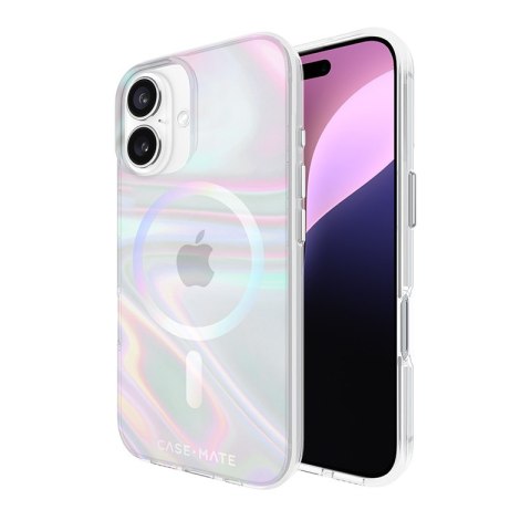 Case-Mate Soap Bubble MagSafe - Case for iPhone 16 (Iridescent)