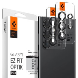 Osłona aparatu Spigen Optik.tR EZ Fit Camera Protector na Samsung Galaxy S24 Ultra - czarna 2 szt.