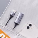 Adapter Ugreen CM489 40189 HDMI (żeński) - USB-A / USB-C (męski) - szary