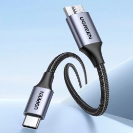 Kabel USB C / micro USB-B 3.0 Ugreen US565 5Gb/s 3A 0.5m - szary