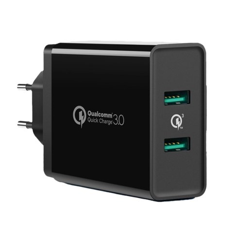 Ugreen ładowarka sieciowa 2xUSB-A 36W QC3.0 czarna (CD161)