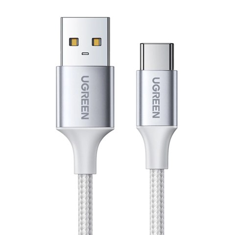 Kabel Ugreen US288 60131 USB-A / USB-C QC 3.0 3A 1m - biały