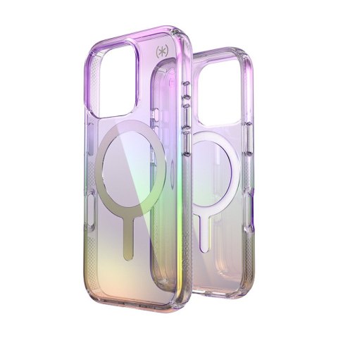 Speck Presidio2 Lux MagSafe - Case for iPhone 16 Pro (Amazing Purple / Clear)