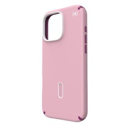 Speck Presidio2 Pro ClickLock & MagSafe - Case for iPhone 16 Pro Max (Wednesday Pink / Boysenberry Purple / White)